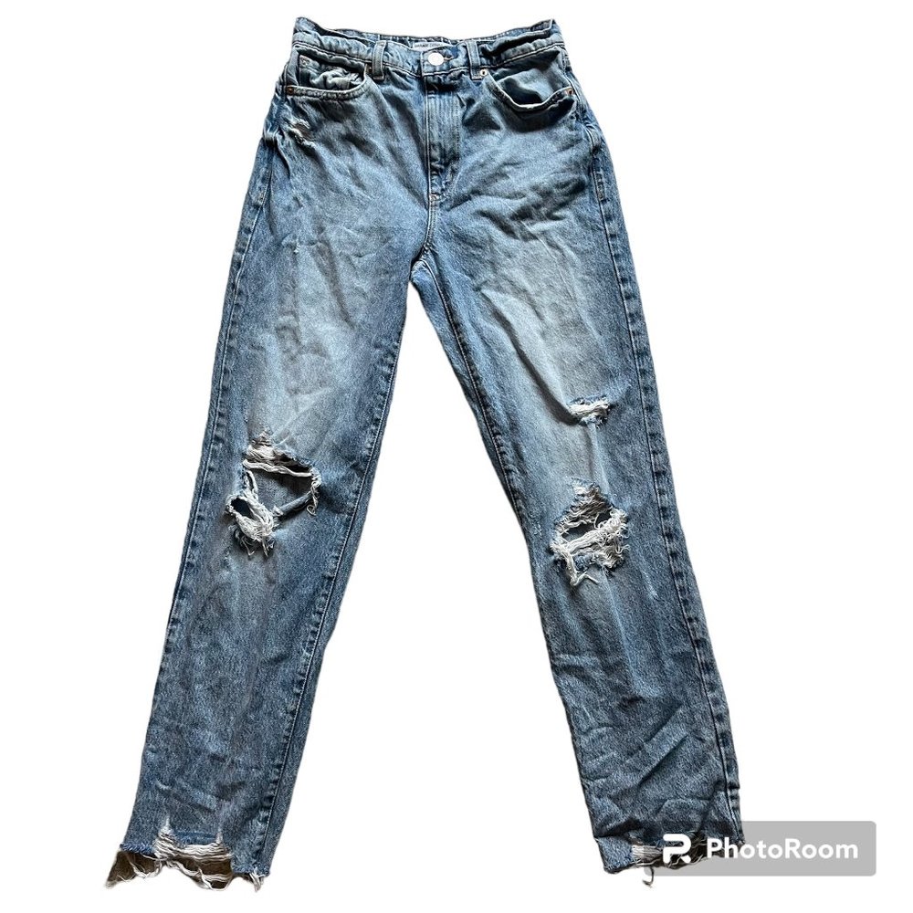 Garage Distressed Denim Jeans